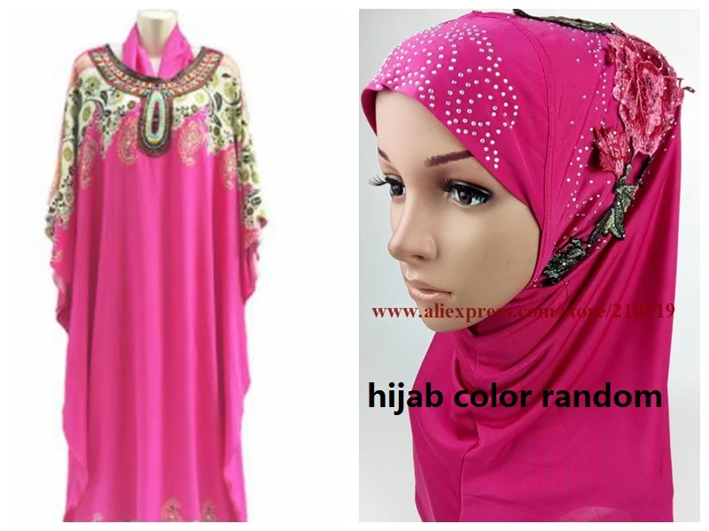 3 hijab color random Лимитированный хиджаб для подарка) форма размер 142 см длина Новая мода Большой абайя женская одежда мусульманская вискоза хлопок молитва Халат - Цвет: 3 hijab color random