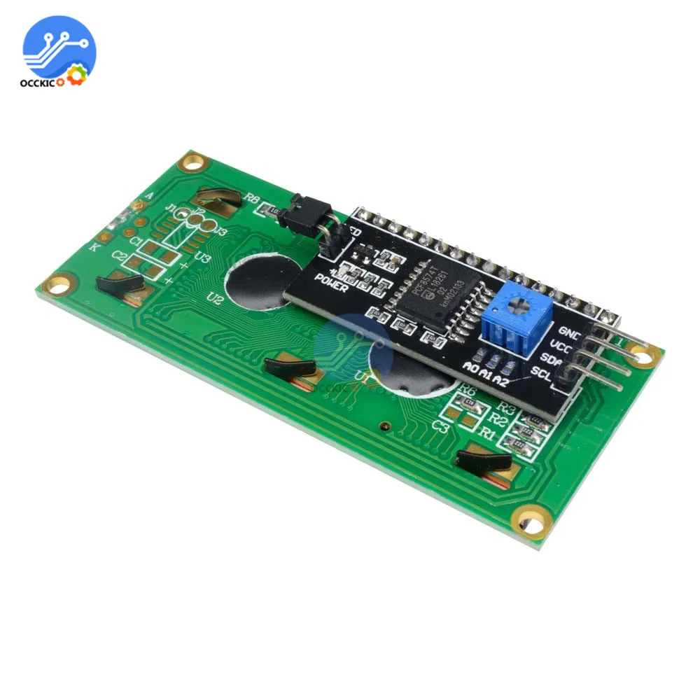 1 шт. ЖК экран 1602 Модуль 16x2 персонажа дисплей Module1602 5 в IIC/I2C для Arduino DIY kit контроллер