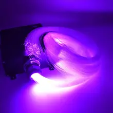 Пластмассовое Оптическое волокно 45 Вт RGB светодиодный световой двигатель с пультом дистанционного управления+ 500 шт. X 2 м X 0,75 мм диаметр для украшения потолка бассейна