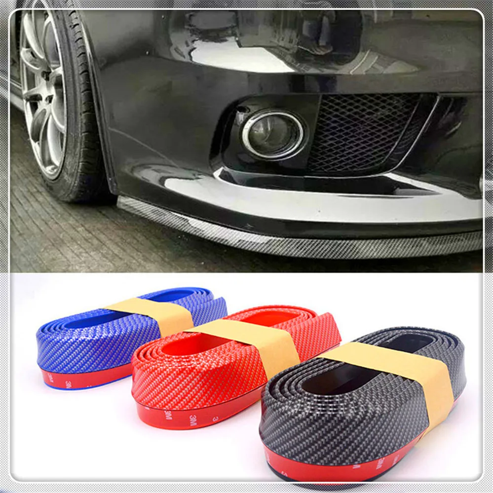 Автомобильные полоски для губ сплиттер спойлер дверной ограничитель углеродный волокнистый слой резины для Jeep Liberty Trailhawk Commander Hurricane Gladiator