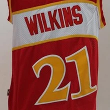 Мужские баскетбольные майки 4 Spud Webb 21 Dominique Wilkins 15 Vince Carter 1 Трейси Макгрейди Пенни хардауэй