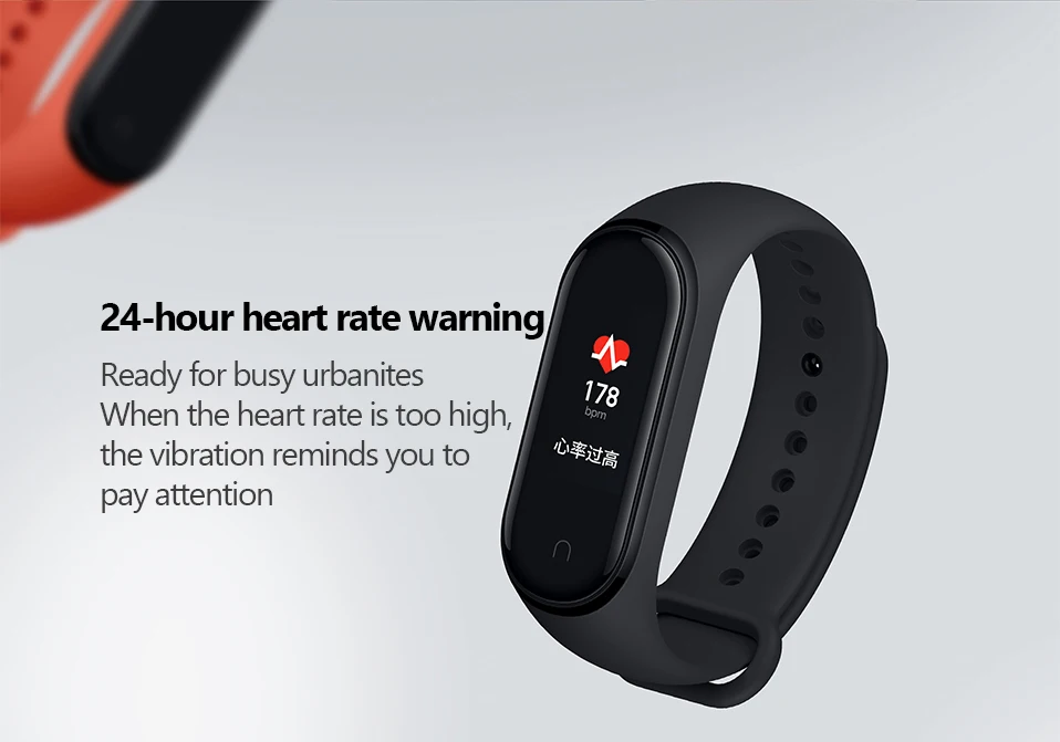 Xiaomi mi Band 4 Smart band 4 цветной экран Браслет Пульс фитнес музыка Bluetooth 50 м водонепроницаемый xiaomi браслет 4 mi Band
