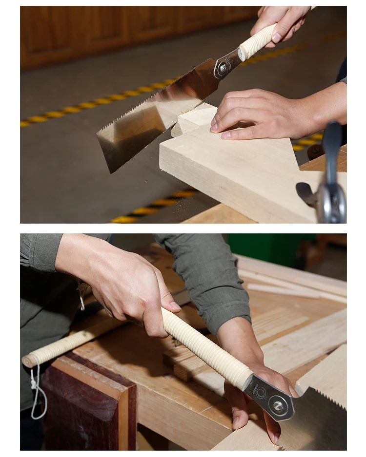 No.649 Hardwood Double-edged saw  Japanese saw Woodworking Tool Made in Japan No.611 No.616  No.651 5