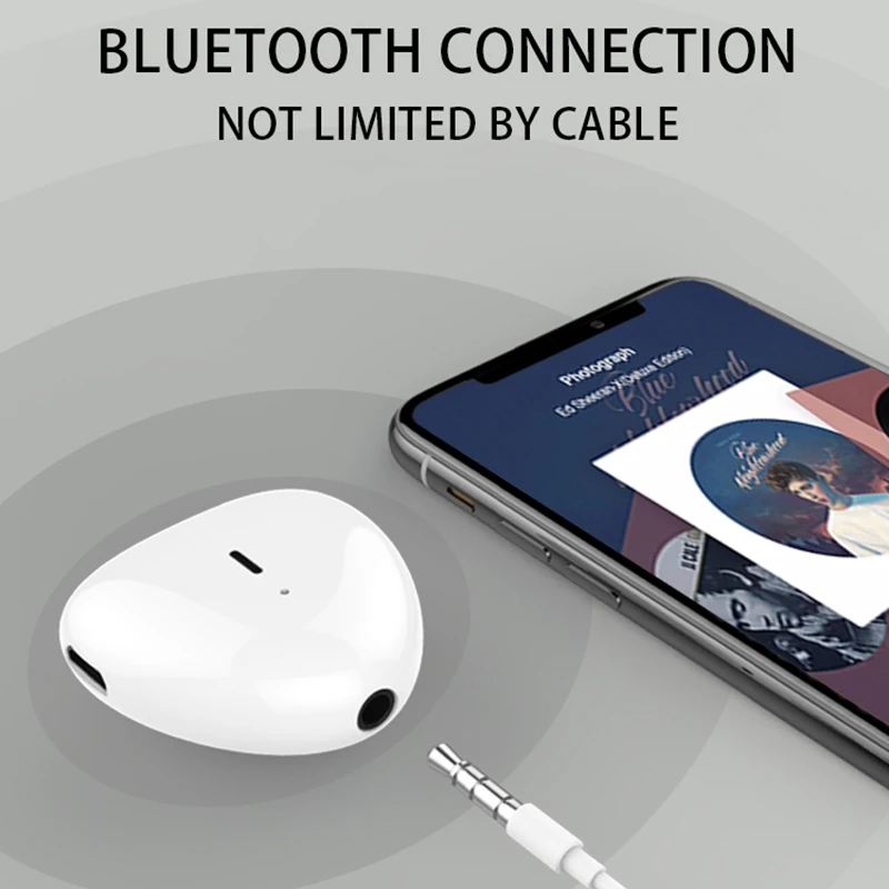 Беспроводной адаптер Lavalier Тип аудио приемник для Bluetooth 4,2 портативный беспроводной аудио приемник воротник клип динамик аксессуары