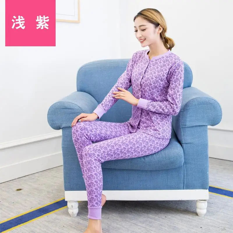 Хлопок thermal комплект термобелья теплая одежда для женщин 1477 - Цвет: Model 1