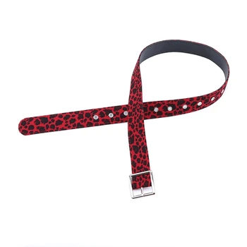 

Sexy Female Belt Cummerbund Women Belt With Leopard Pattern Rose Gold Metal Buckle Hot Women Pu Belt 2020 Fashion