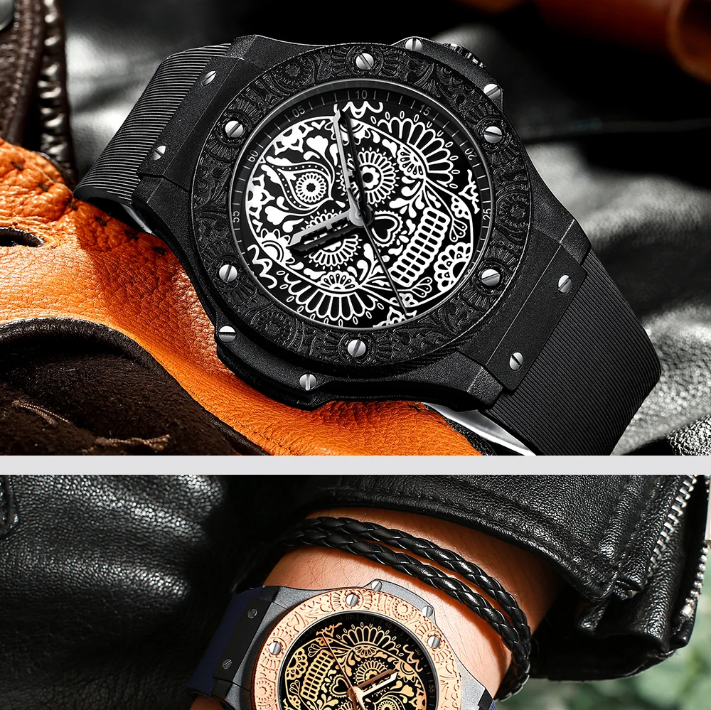 Gimto мужские часы, креативные модные армейские кварцевые часы, мужские резиновые водонепроницаемые часы, часы Relogio Masculino