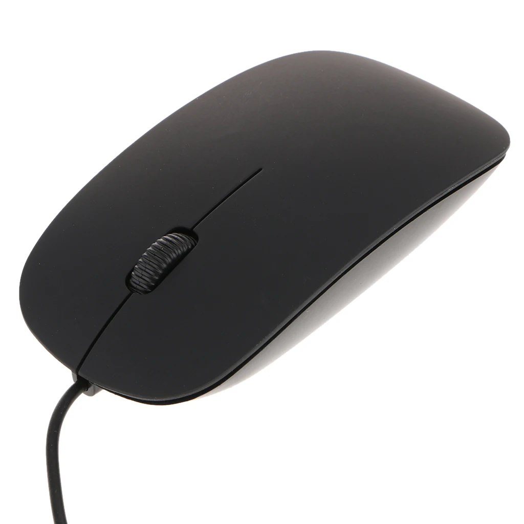 Ultra Slim Wired Optical Mouse 800 1000 1200 1600DPI Office Computer Mice for PC Laptop Desktop USB Wired Mouse PC 2019 New