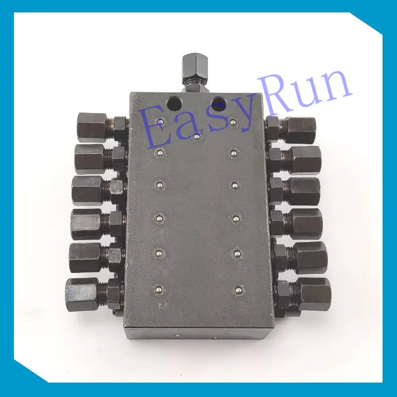 Grease distributor block, Divider Valve SSV series,progressive 12 way