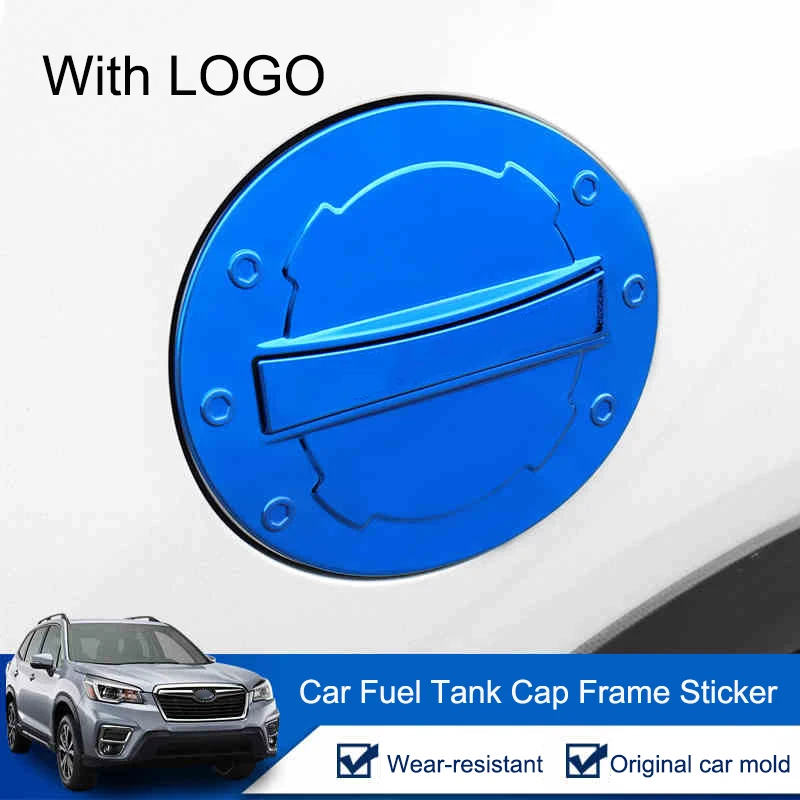 Qhcp Car Fuel Tank Covers Decorative Sticker Gas Filler Caps Stainless