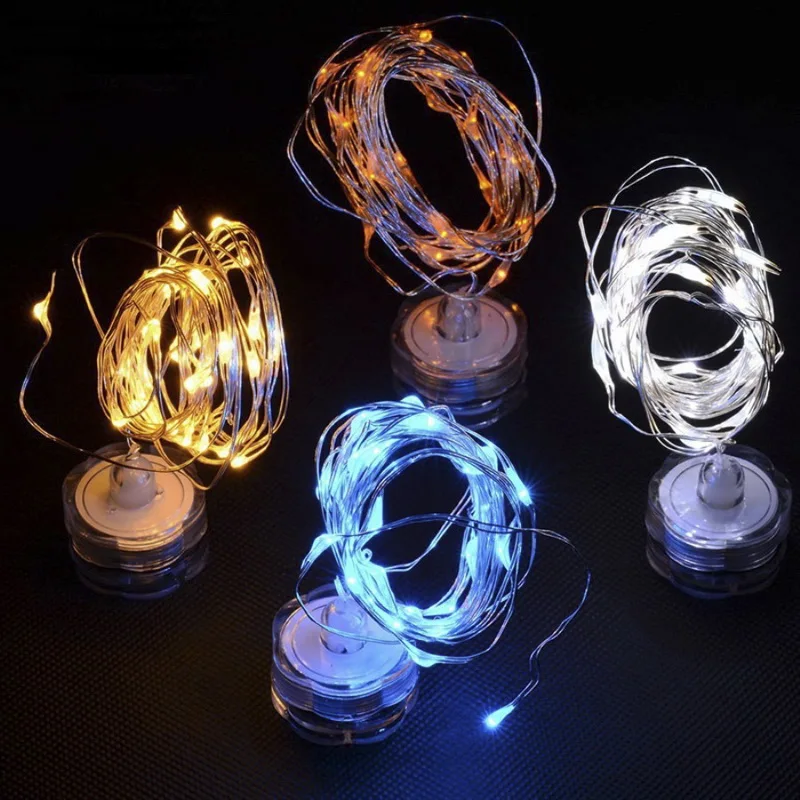 New 2M LED String Lights Contain The Battery Lighting For Fairy Christmas Wedding Birthday Party Decoration Waterproof