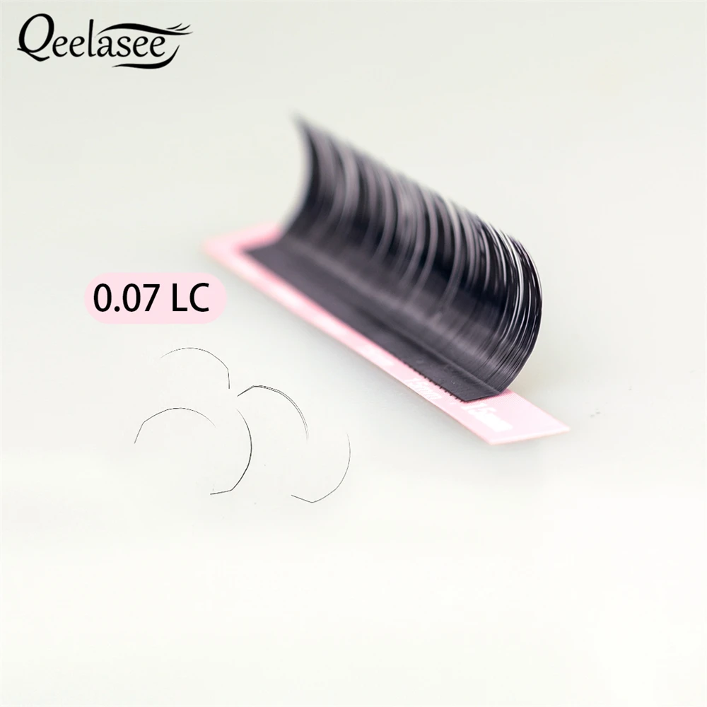Qeelasee L/L+/LC/LD curl накладные ресницы для наращивания норки черный материал 8-15 мм смешанный лоток L локон накладные ресницы