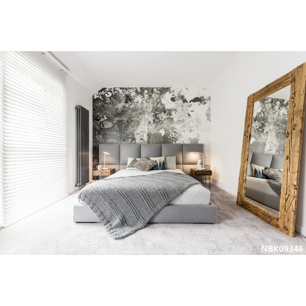 Laeacco Boudoir спальня кровать окно занавеска корзина фотографии фоны индивидуальные фотографические фоны для фотостудии - Цвет: NBK09346