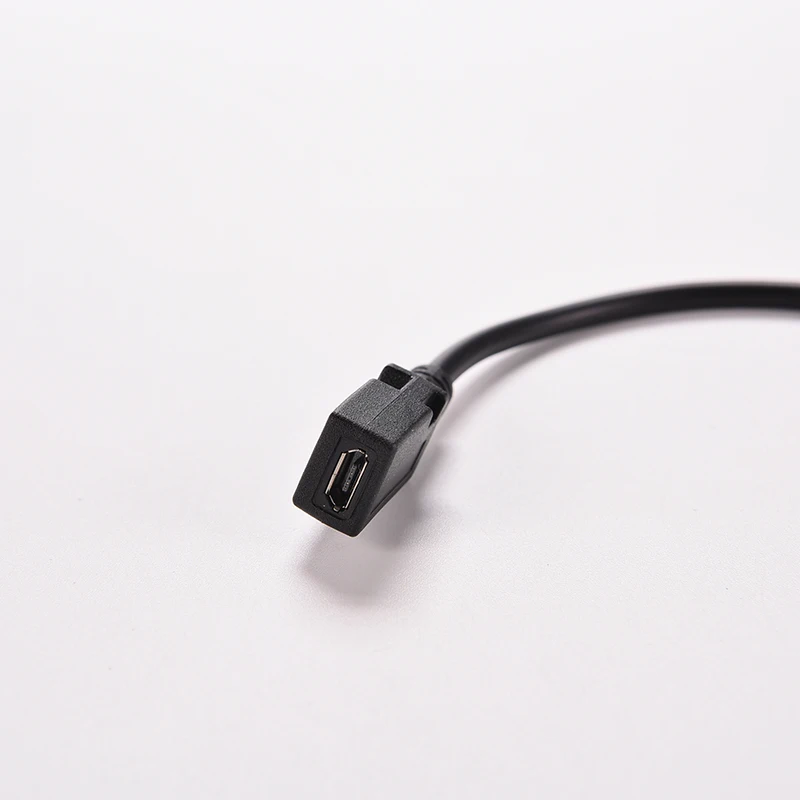 USB Aux Adapter USB Mini Cable 20cm M/F For Micro USB 2.0 Type B Male To Female Extension Cable Wire Extender Charging Cable Cord