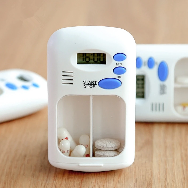 cel verbergen park Mini Draagbare Dispenser Elektrische Pillendoos Alarm Timer Elektronische  Klok Herinnering Geneeskunde Case Beste LCD Display Ehbo  kit|Eerstehulpkoffers| - AliExpress