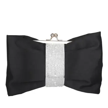 

In 2020The New Concave Shape Hand Cosmetic Bag One Shoulder His Parcel Fashionable Joker Bowknot Evening Bag