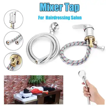 

Hot/Cold Water Faucet Shampoo Bowl Shower Head Wash Hair Tap Mixing Valve Beauty Salon Bed Accessories Shower Faucet