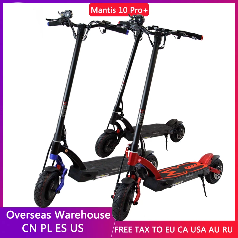 Освобождение от НДС KB Mantis10 Pro + электрический скутер 60 в 24 5 Ач кикскутер E-Scooter