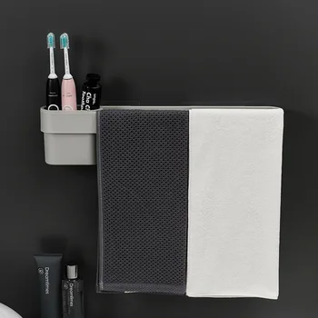 

Bathroom Shelf With Suction Cup Free Punching Bathroom Shelf With Towel Rack Wall Mounted Type