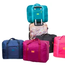 Портативная складная сумка для багажа нейлоновые дорожные сумки большой емкости Одежда Упаковка Кубики движение вещевой мешок