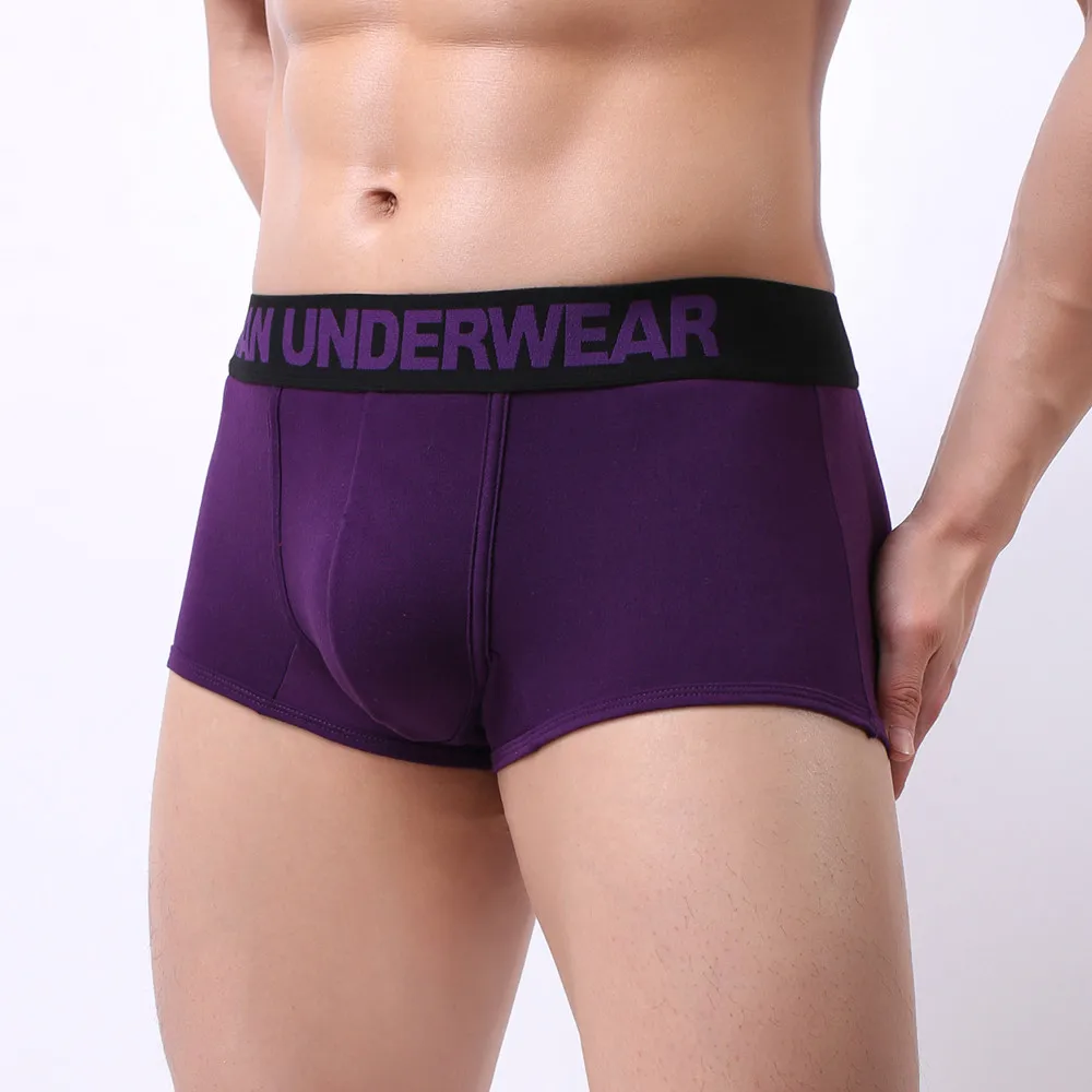 Men's Soft Underpants Letter printing Comfortable Elastic Knickers Shorts Sexy Underwear Classic Quick Dry Boxers Shorts
