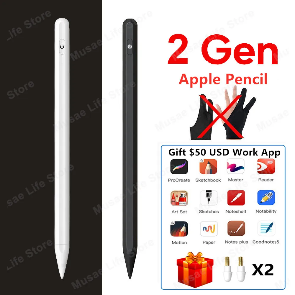 Умная ручка стилус для Apple Pencil iPad Pro 11 12 9 2020 сенсорного экрана Air 3 2019 10 2 mini 5|Стилусы