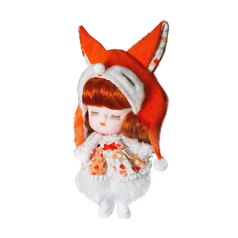 1/12 BJD blyth кукла 26 joint body animals серия ob11 кукла с одеждой Обувь Детский подарок 15 см мини кукла имя от DODO