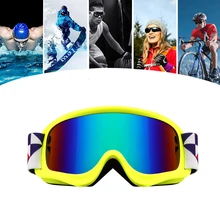 

Anti-glare Children Snow Sports Skiing Eyewear Kids Winter Windproof UV400 Ski Glasses Boys & Girls Anti-fog Snowboard Goggles