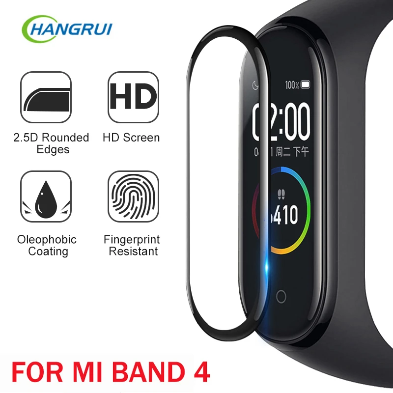 Для Xiaomi mi Band 4 Защита экрана для mi band 4 напульсники HD мягкая пленка защита для mi band 4 Смарт-часы защитная пленка