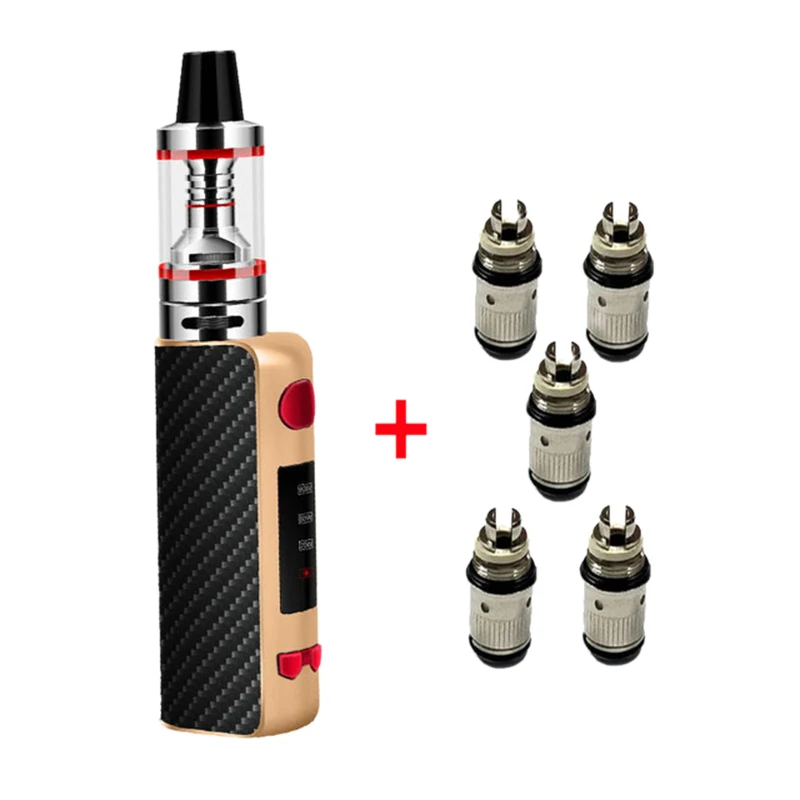 Горячая XD-электронная сигарета мини 80 Вт регулируемый Vape Mod Box Kit 1600 мАч 0.35Ohm батарея 2,5 мл бак электронная сигарета большой дым Atomiz