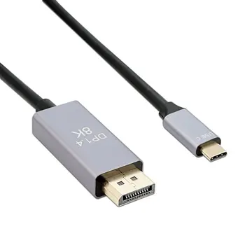 

USB 3.1 Type-C to 8K Displayport DP 7680x4320 Cable Adapter Thunderbolt 3 Compatible for Macbook Pro Dell XPS 13