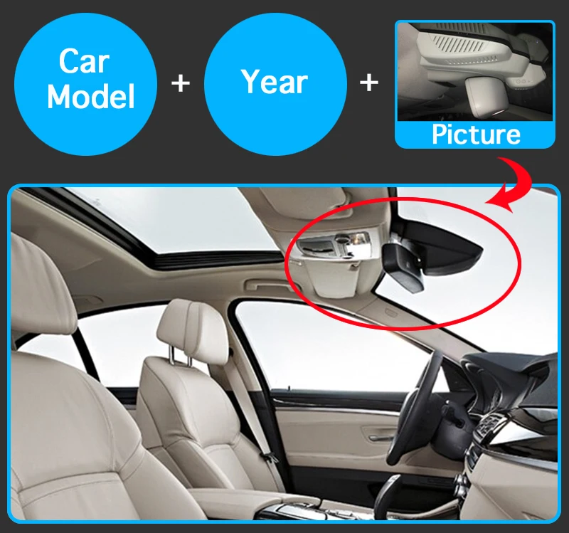 For Cadillac Xt5 Xt6 20182021 Driving Video Recorder Dvr Wifi Front