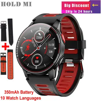 

Smart Watch Men Women Full Screen Touch IP68 Waterproof L6 Smartwatch Sports Fitness Tracker Heart Rate Blood Pressure Monitor