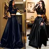 Black Chiffon Long Maxi Lace Dresses Womens Elegant Ladies Long Sleeve Hollow Out Evening Party Dresses Vestidos ► Photo 2/2