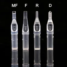 Недавно 50 шт./кор. чистые одноразовые наконечники татуировки игла Пластик прозрачный насадки для R/D/AF/MF CTN88