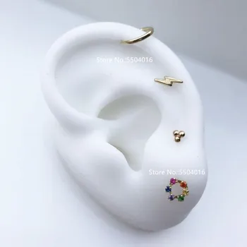 

White Color Silicone Ear Model Demo Ear Hearing Aids Earphones Display Ear Education Model To Show Earring Display Drop Earrings