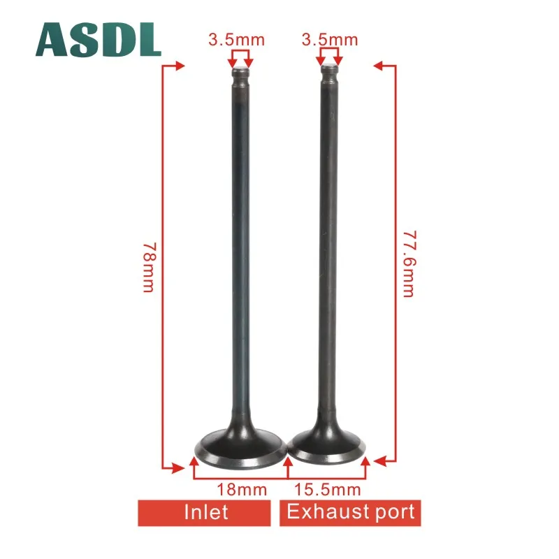 Motorcycle Intake and Exhaust Valves for Yamaha FZR250R 1990-1995 FZR250R EXUP 1996 ZEEL 1997#c