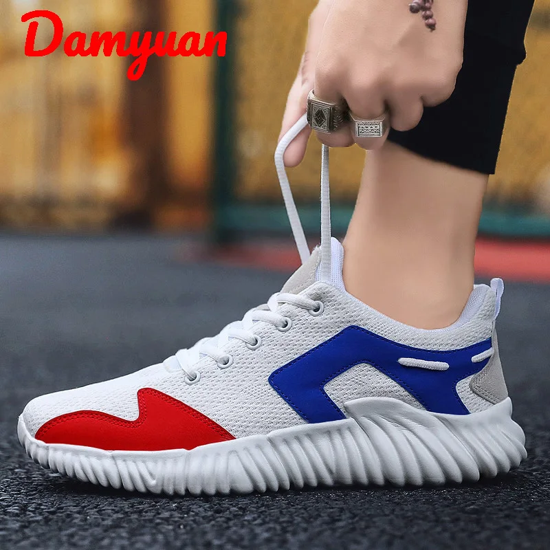 Damyuan 2019 осень зима новые легкие модные удобные дышащие мужские кроссовки уличные