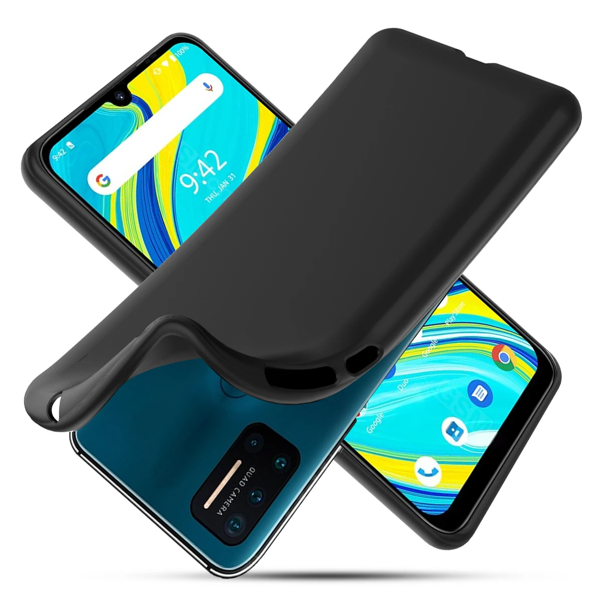 Для Umidigi A5 Pro A7 Чехол из мягкого ТПУ ультра тонкий силиконовый чехол Защитный для