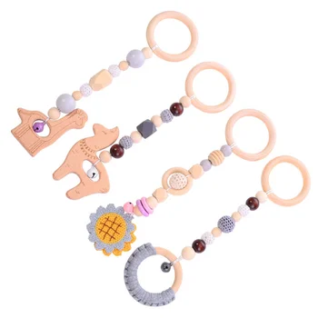 

4pcs Cartoon Creative Useful Cute Durable Hanging Toy Rattle Toy