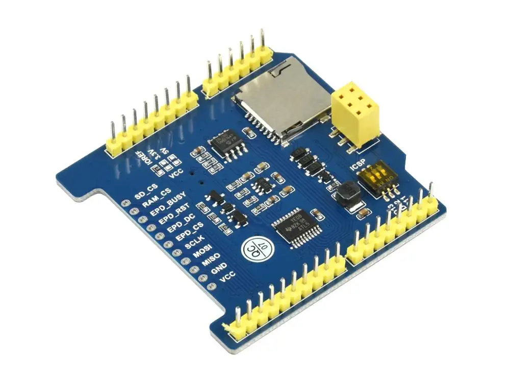Protetor de Papelão Eletrônico Compatível com Vários Painéis de E-papelão Primeiro Wavesare Spi Painel Eletrônico Universal para Arduino Core Quadro demonstração - Imagem 3