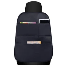 Автомобильный чехол на заднюю часть сиденья коврик протектор Анти-kick Pad Водонепроницаемый карманы для хранения аксессуары C44