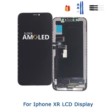 

Amoled For iPhone XR Touch Screen + LCD Display For iPhone Xr Super AMOLED LCD Display Replacement With Free Tools
