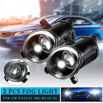 

2pcs/ Car Front Left Right Bumper Fog Light Driving Lamp with H3 Bulbs For VW Passat 3BG B5 2000 2001 2002 2003 2004 2005