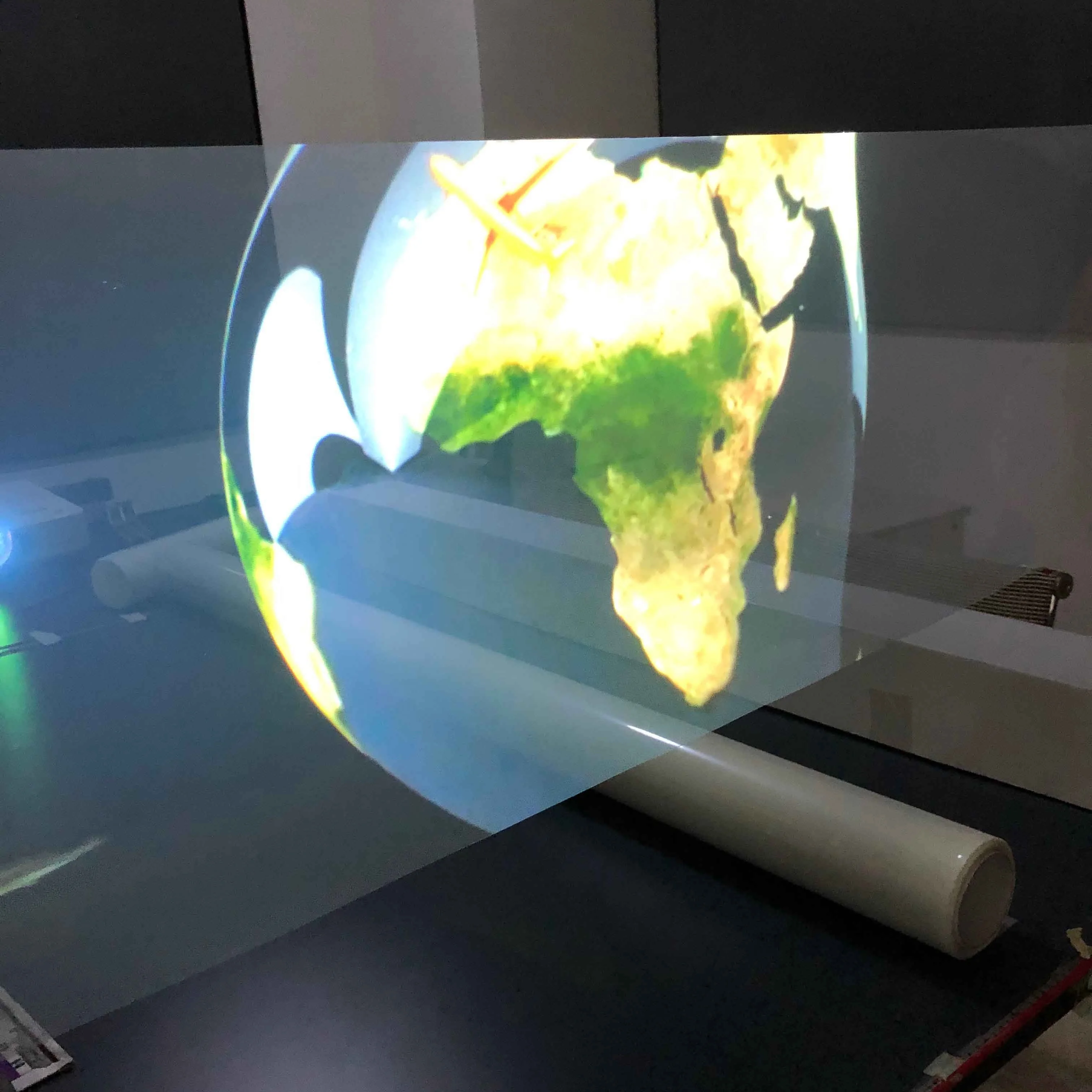 high quality holographic projection window film for glass screen wall