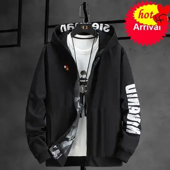 

9XL 8XL Plus 7XL Spring Autumn Mens Casual Camouflage Hoodie Jacket Men Waterproof Clothes Men'S Windbreaker Coat Male Outwear