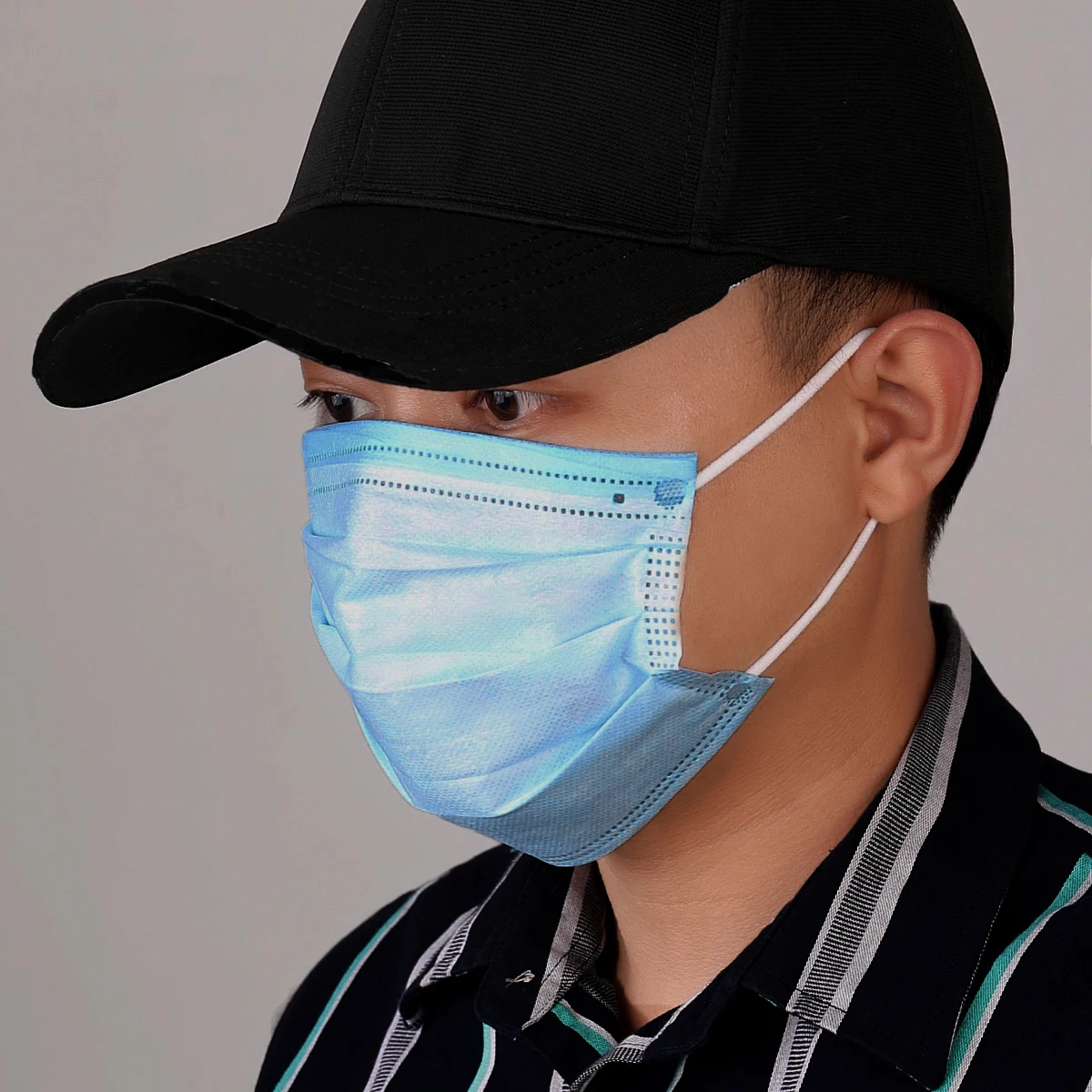 

IN Stock 3Layer Disposable Face Mask Protective Non_woven Disposable Safety Face Masks Anti-Dust Waterproof Mask Breathable