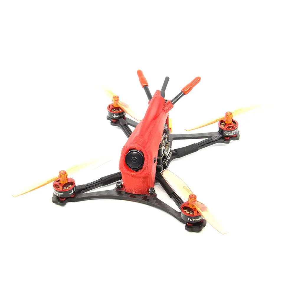 HGLRC зубочистка Parrot120 микро RC FPV гоночный Дрон PNP F411 2-4S управление полетом 13A 4в1 ESC 1103 8000 кв мотор-красный