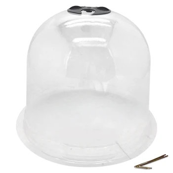 

2pcs Garden Tool Mini Plant Cover Flowers With Nails Succulent Outdoor Insect Prevention Frost Protection Transparent Windproof