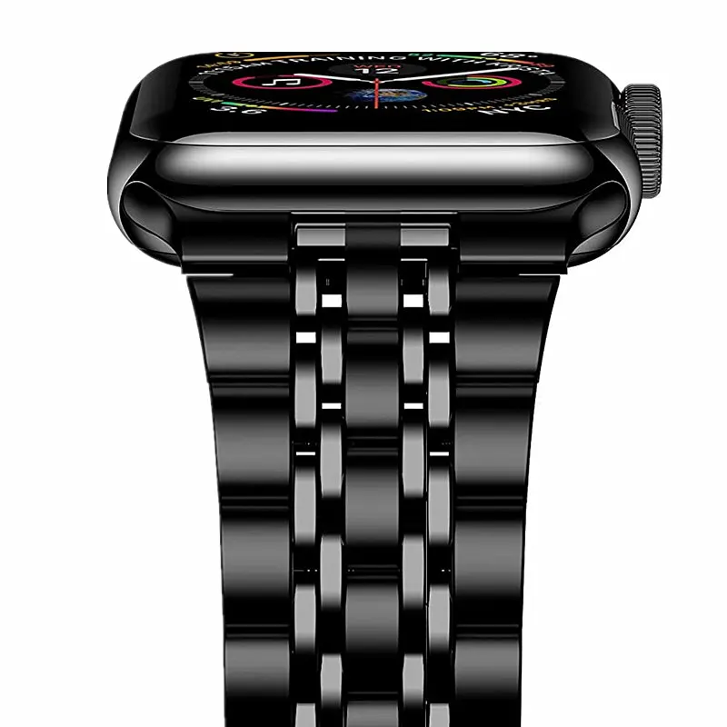 Ремешок сменный для Apple Watch 5 44 мм 40 42 38 браслет из нержавеющей стали iWatch Series 1 2 3 4